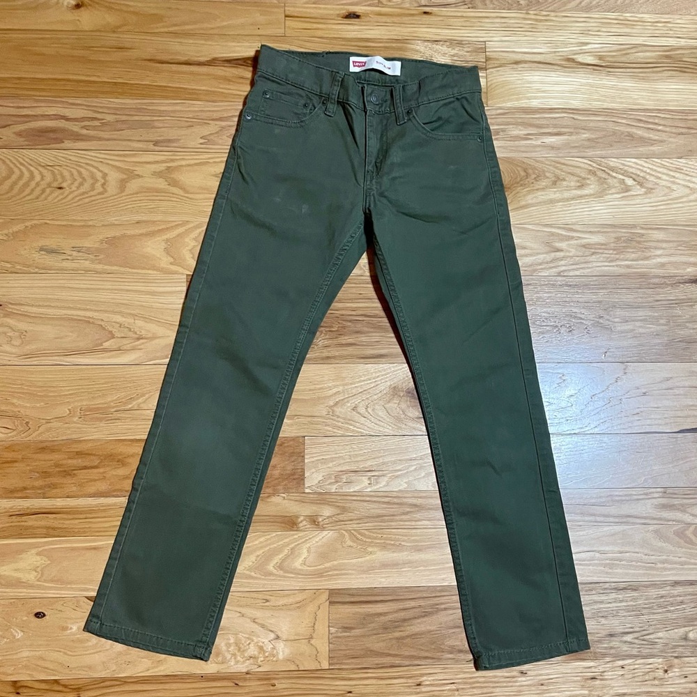 Levi’s 511 Slim Green Skinny Jeans Sz 10 Regular